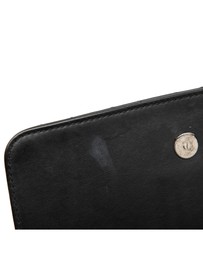Pre-Loved by Azura Reborn - Pre-Loved Embossed Leather Allover Logo BB Wallet on Chain
