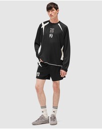 Represent - Star Football Panelled Shorts