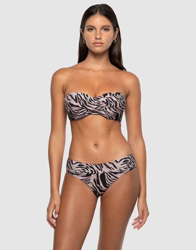 Nip Tuck Swim - Tuamotu Jacinta D/DD Underwire Bandeau Bikini Top
