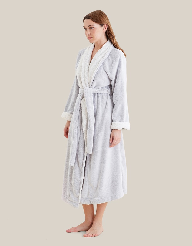 Papinelle - Plush Sherpa Robe and Sleep Mask