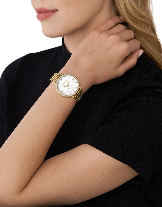 Michael Kors - Pyper Gold Tone Analogue Watch