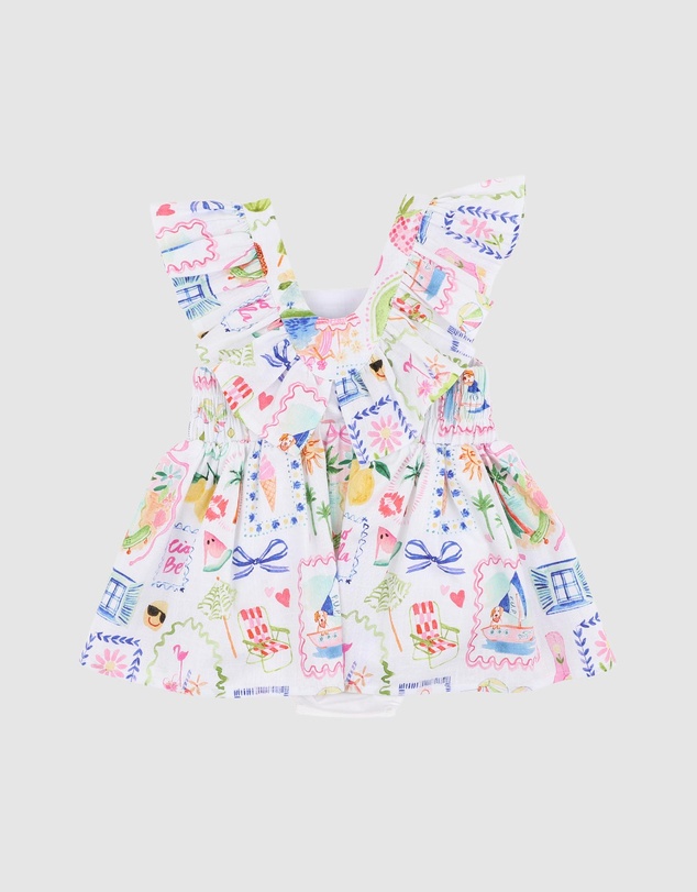 Fox & Finch - Summer Vacay Overlay Dress - Babies