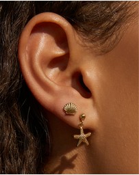 Arms Of Eve - Shelli Gold Studs