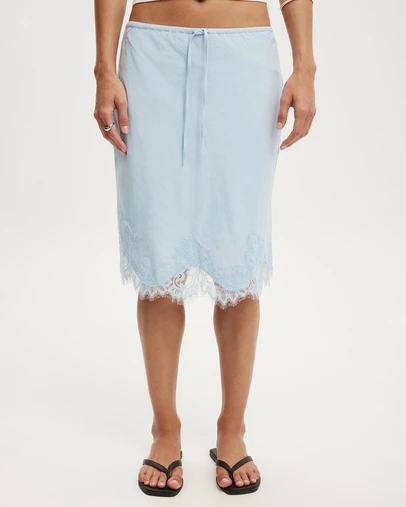 Cotton On - Celeste Lace Midi Skirt