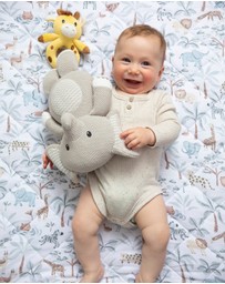 Living Textiles - Knitted Toy - Mason the Elephant