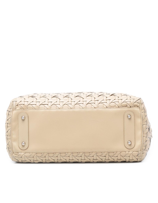 Dior - Pre-Loved Woven Lambskin Lady Dior Avenue Tote