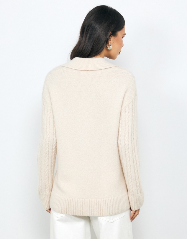 AERE - Ora Cable Polo Knit