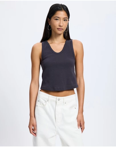 White By FTL - Wendy Rib Tank