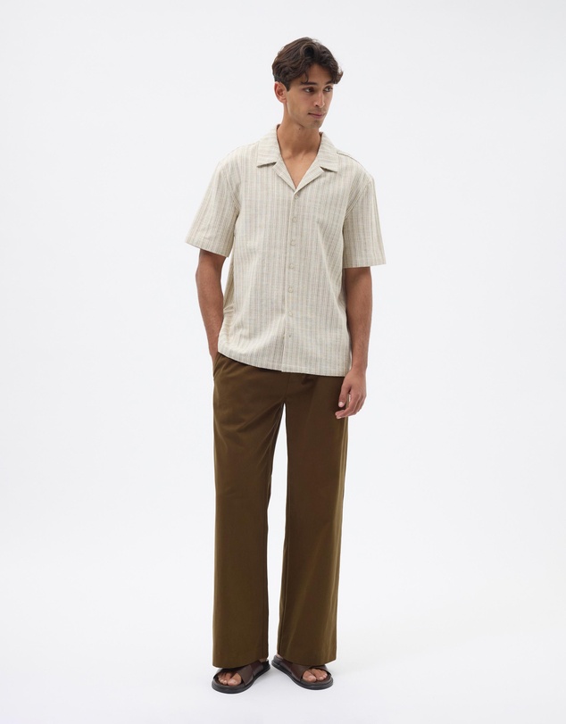 AERE - Wide Fit Elastic Waist Pants