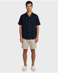 Academy Brand - Jeff Stripe Linen Short