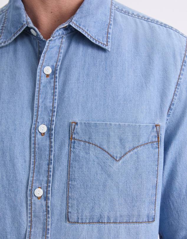 Sportscraft - Long Sleeve Denim Shirt