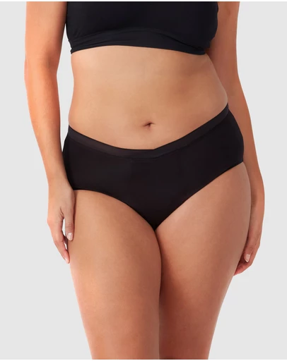 Love Luna - 3 Pack Women's Bamboo Period Hi-Waisted Brief