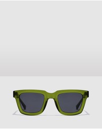Hawkers Co - HAWKERS - Green Dark ONE UPTOWN Sunglasses for Men and Women UV400