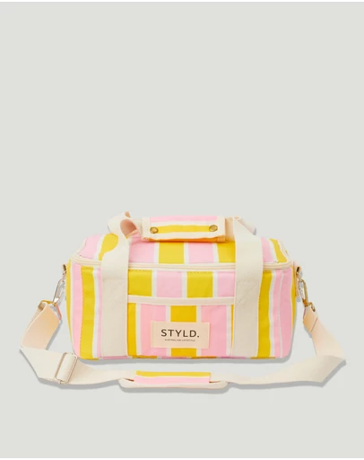 STYLD. - Baby, Let's Go Outside Cooler Bag - Candy Stripe