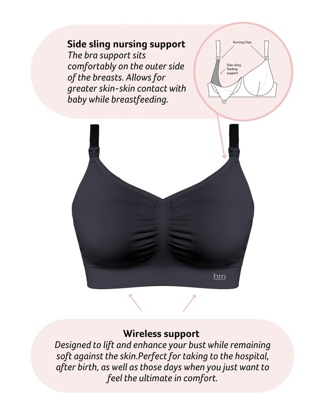 Hotmilk Maternity Lingerie - My Necessity 2.0 FlexFit Nursing Bra - Wirefree