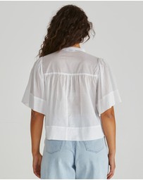 Sass - Pammi Ruffle Yoke Blouse