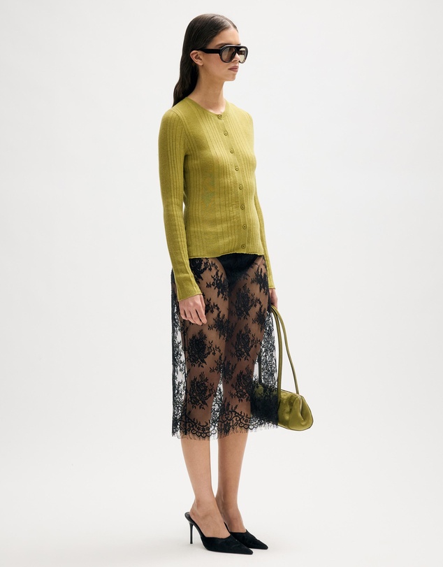 Minima Esenciales - Nori Merino Wool Cardigan