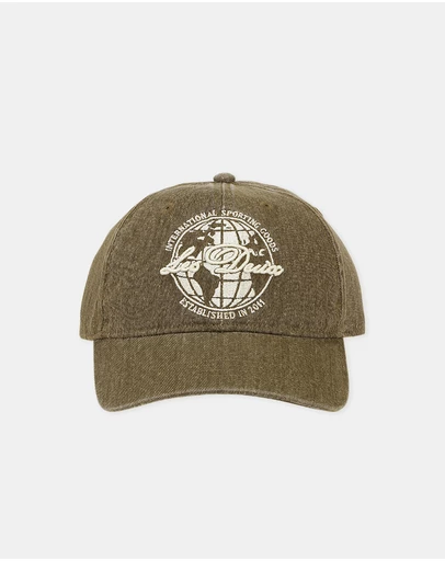 Les Deux - Globe Denim Dad Cap