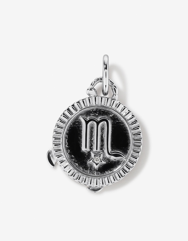 Michael Hill - Diamond Accent Scorpio Zodiac Pendant in Sterling Silver