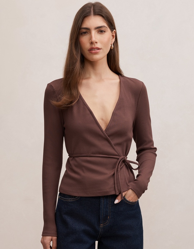 Forever New - Francesca Ballet Wrap Top