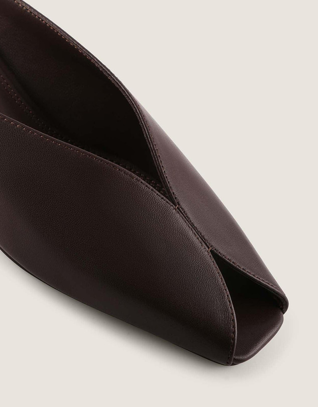 Shelly Shen - Cosmo Low Heels Brown Leather