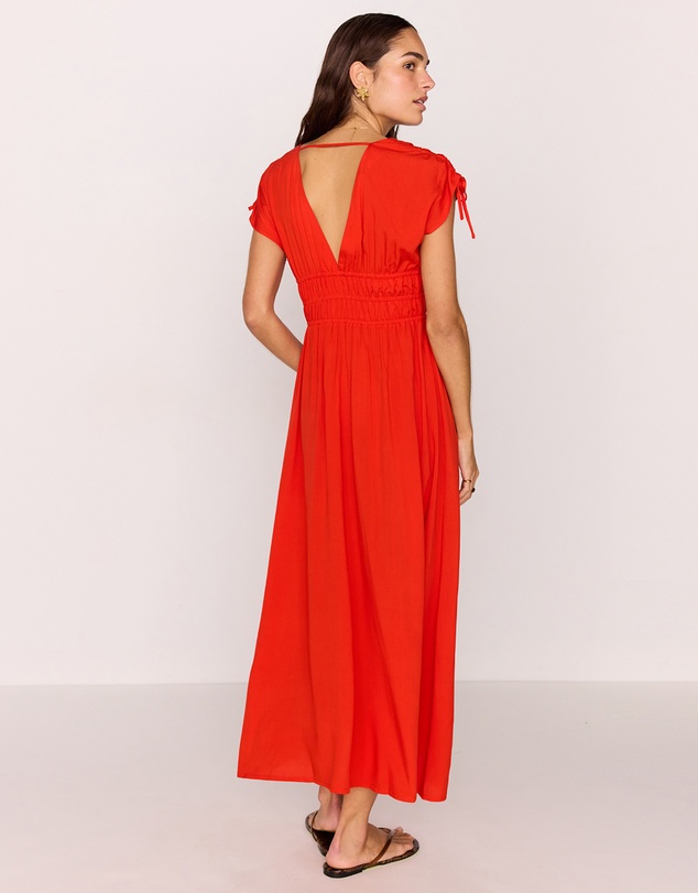 MINKPINK - Scarlett V-Neck Midi Dress