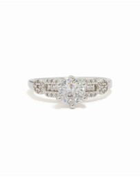 Lovisa - Silver Cubic Zirconia Small Round Ring