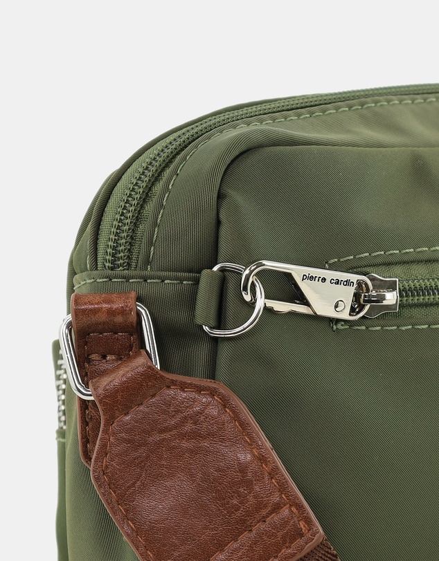 Pierre Cardin - Pierre Cardin RFID Anti-Theft Nylon Crossbody Bag