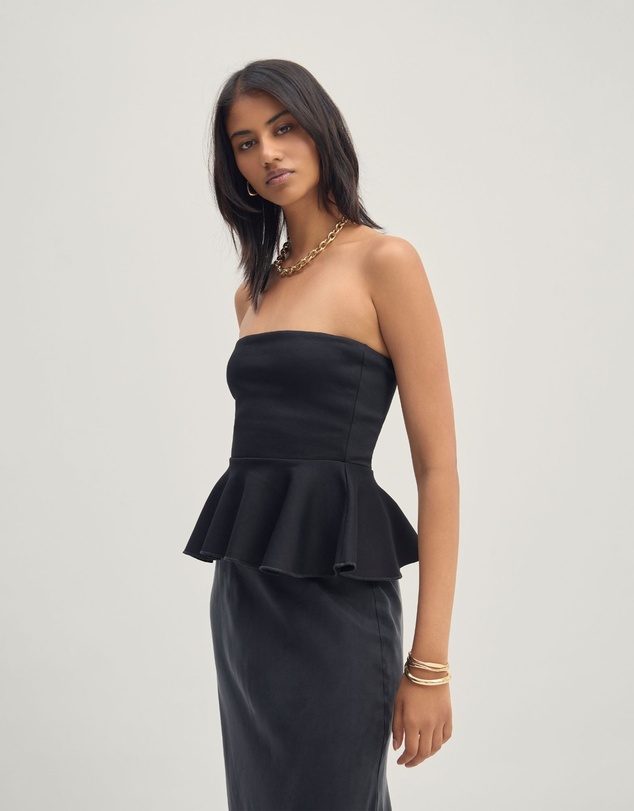 Oxford - Lucinda Strapless Top