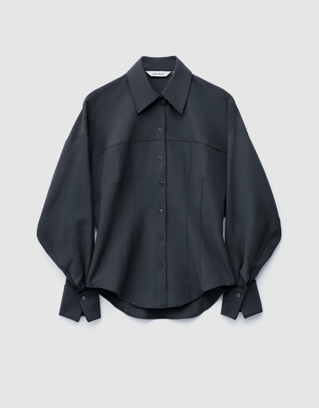 & Other Stories - Balloon-Sleeved Tapered Shirt