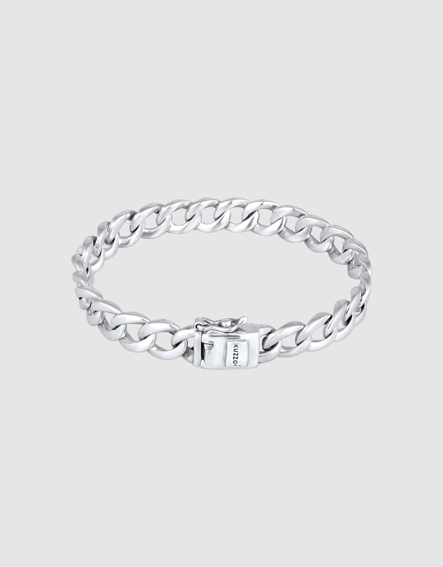 Kuzzoi - ICONIC EXCLUSIVE - Classic Curb Chain Bracelet in 925 Sterling Silver