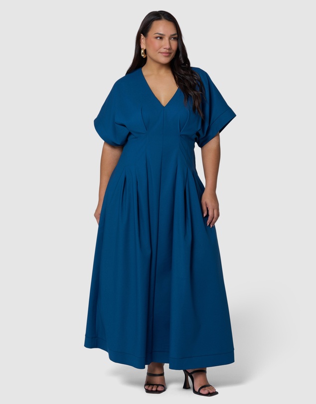 Pink Dusk by Curve Project - Magnetic Pull Maxi Dress