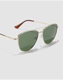 Hawkers Co - HAWKERS - Polarized Gold Aligator LAX Sunglasses for Men and Women UV400