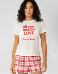 Lorna Jane - All You Need Is Love Pyjamas T-Shirt