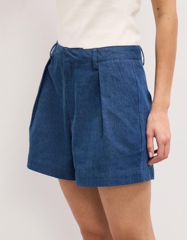 The Fated - Belle High Waisted Soft Denim Shorts
