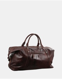 Pierre Cardin - Pierre Cardin Rustic Leather Business/Overnight Bag