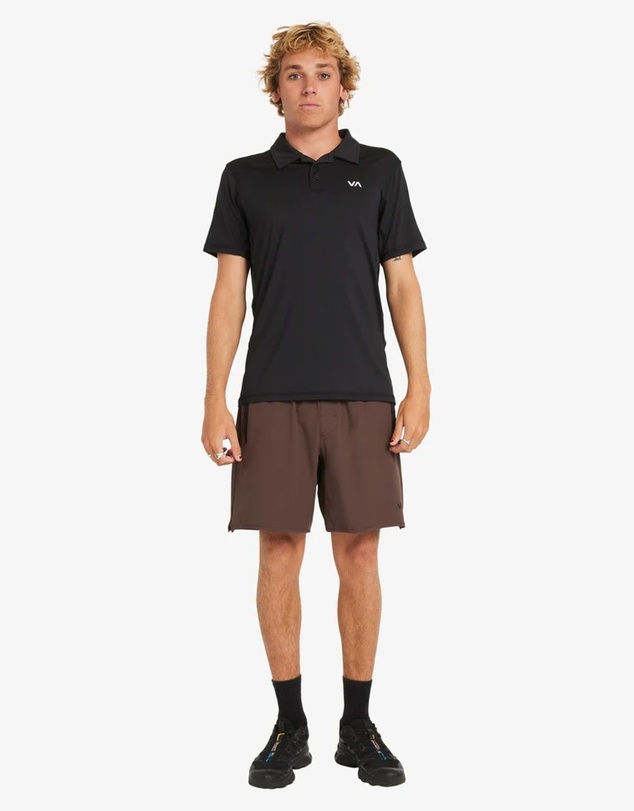 RVCA - Mens Sport Vent Polo Short Sleeve Shirt