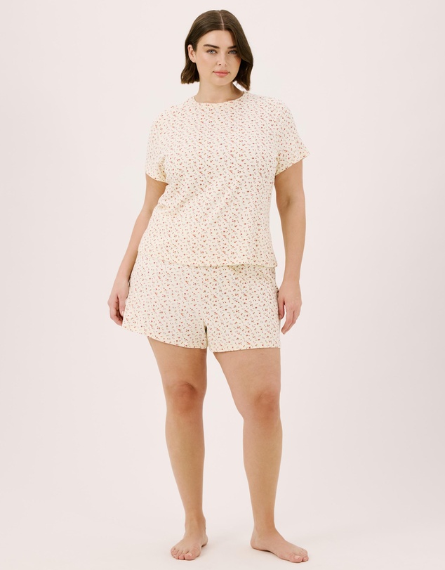 Atmos&Here Curvy - Rue Short Sleeve T-Shirt Pyjama Set