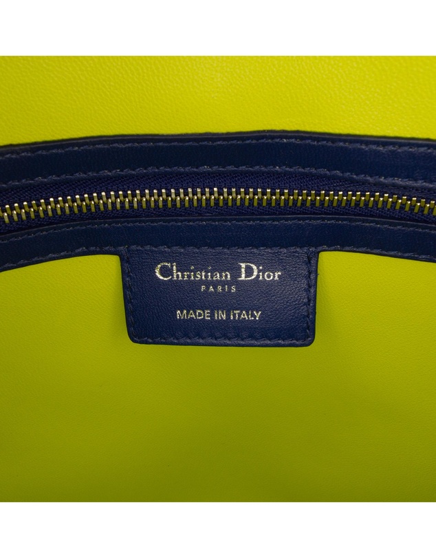Pre-Loved by Azura Reborn - Pre-Loved Large Tricolor Lambskin Cannage Lady Dior