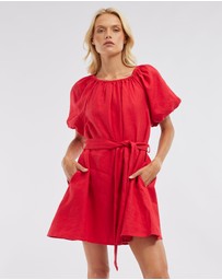 Amelius - Wren Linen Mini Dress