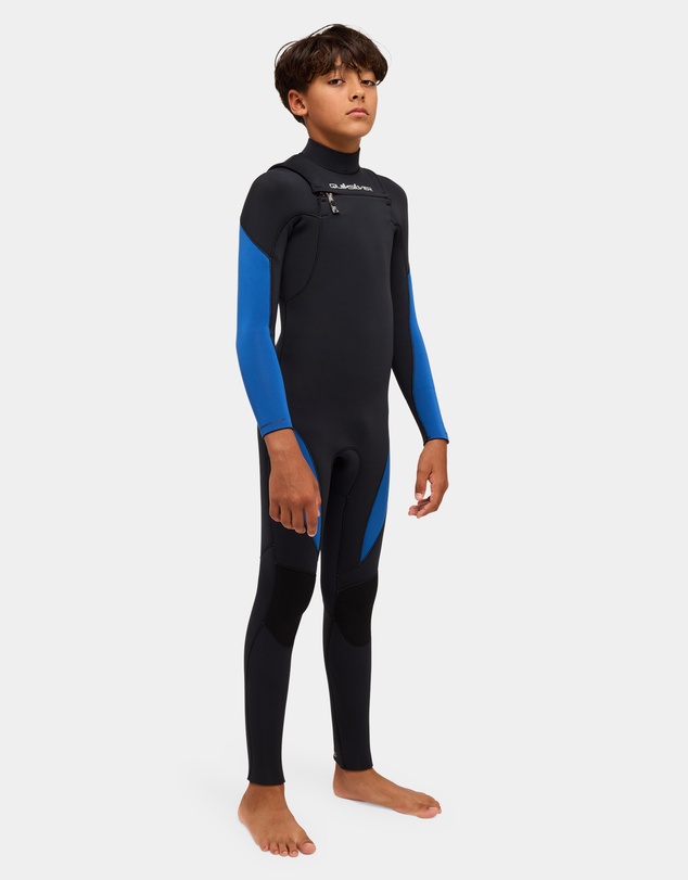 Quiksilver - Boys 8 to 16 4/3 Mercury Chest Zip Wetsuit