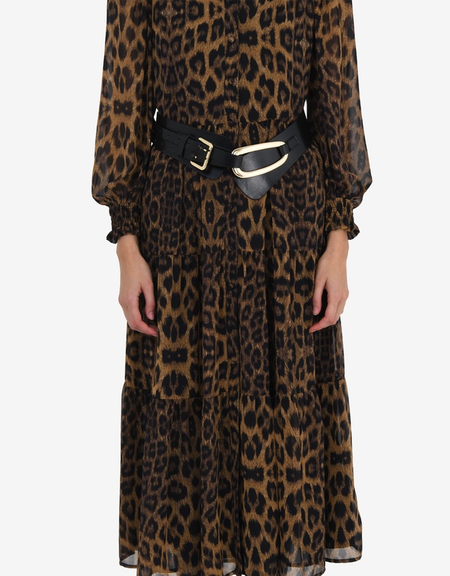 Forcast - Shakira V-Neck Button Dress