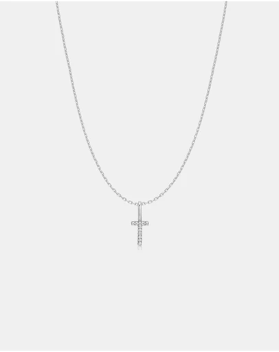 Ania Haie - Ania Haie Silver Letter T Initial Necklace
