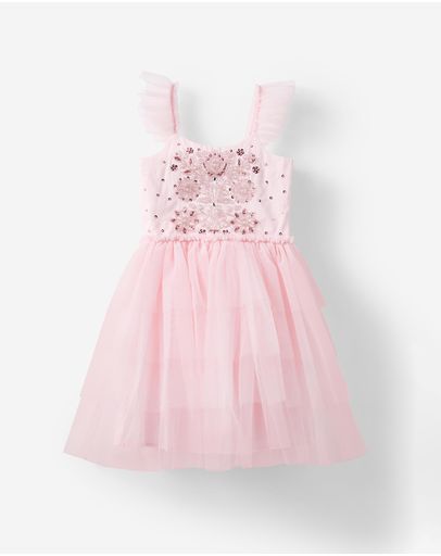 TEA PARTY PINKFLORAL SPARKLE