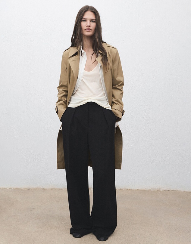 M.N.G - Classic Trench Coat With Belt