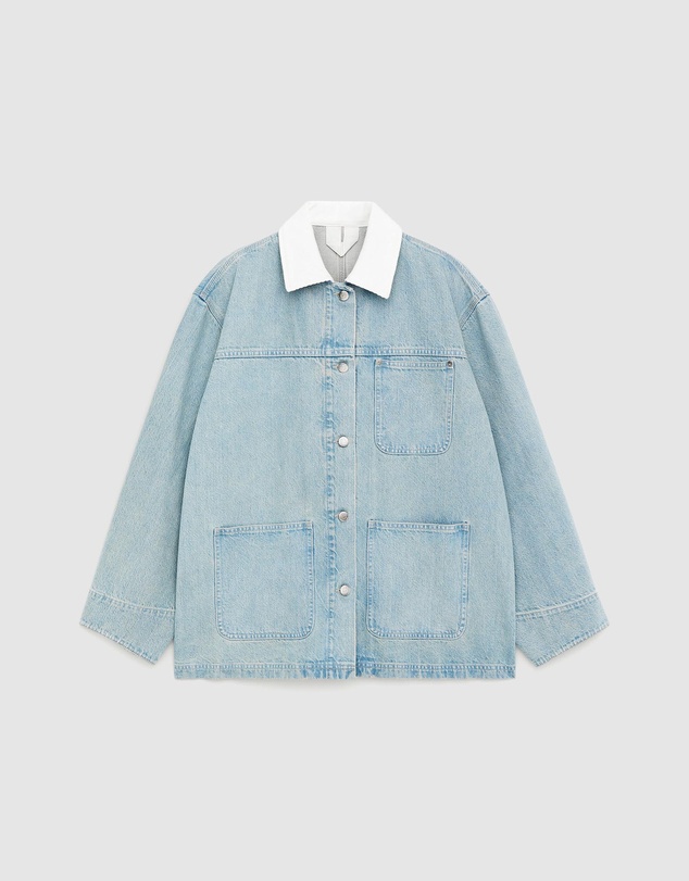 ARKET - Corduroy-Collar Denim Jacket