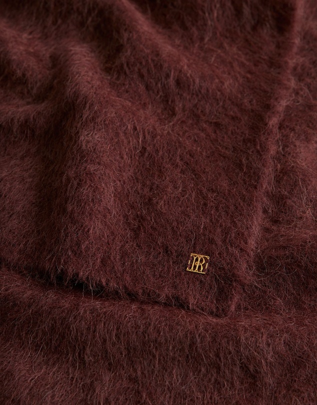 Trenery - Brushed Alpaca Scarf in Espresso