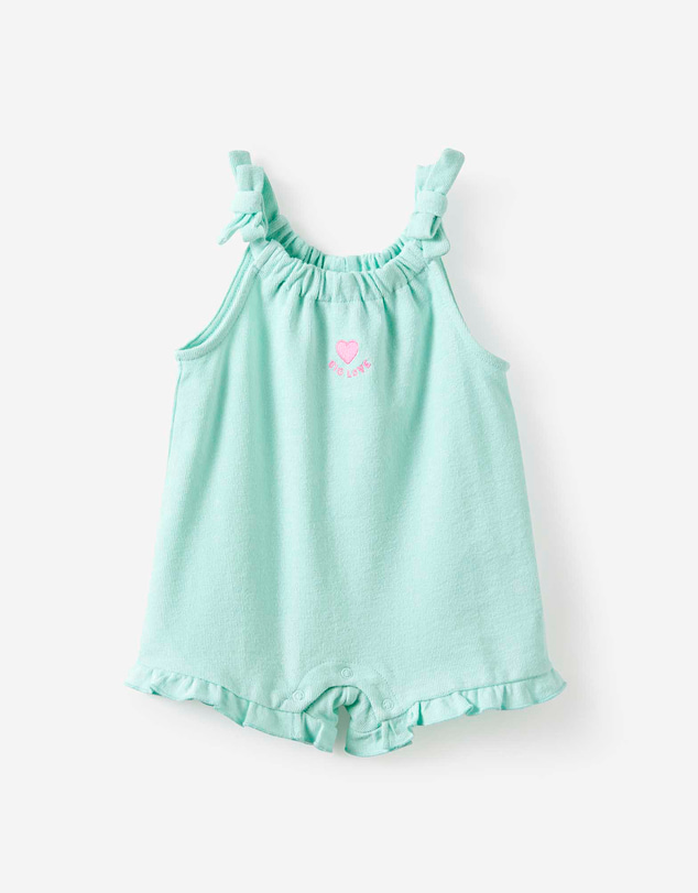 Cotton On Kids - Baby Textured Ruffle Playsuit