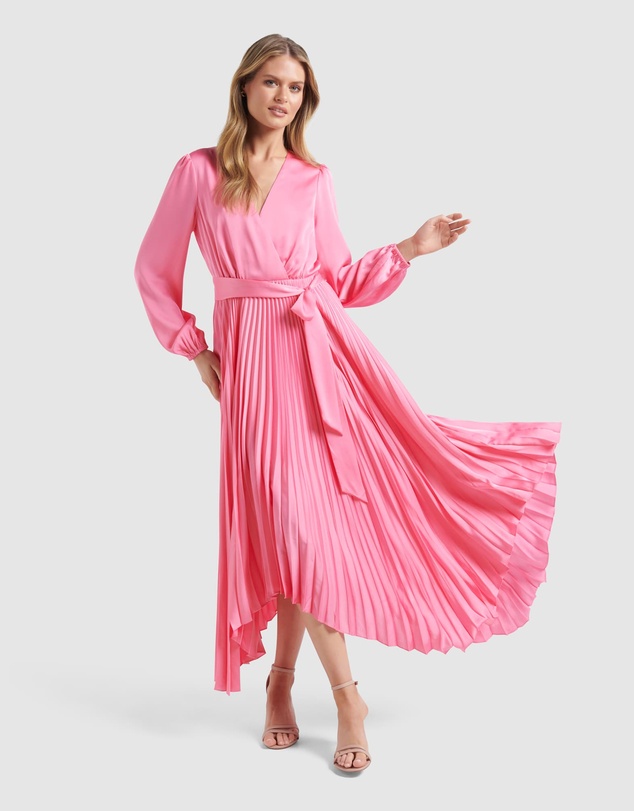 Forever New - Ellery Petite Pleated Wrap Midi Dress