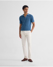 Oxford - Huck Lined Knitted Polo